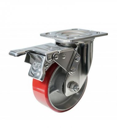 5" Schwerlast-Multimaterial-Lenkrolle